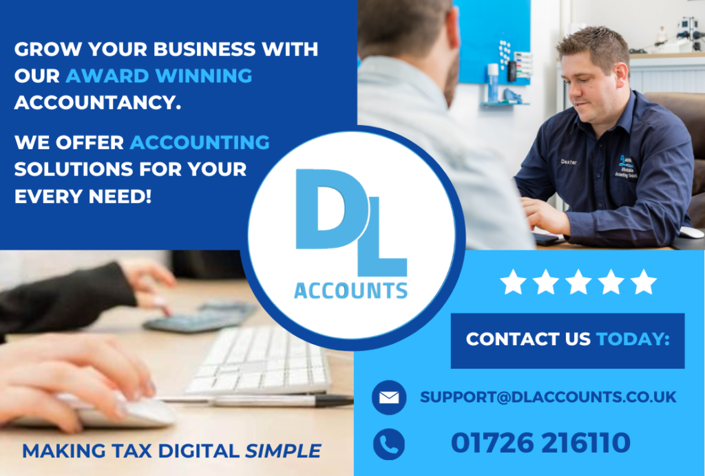 DL ACCOUNTS Version 3 - Cornish Local Advert