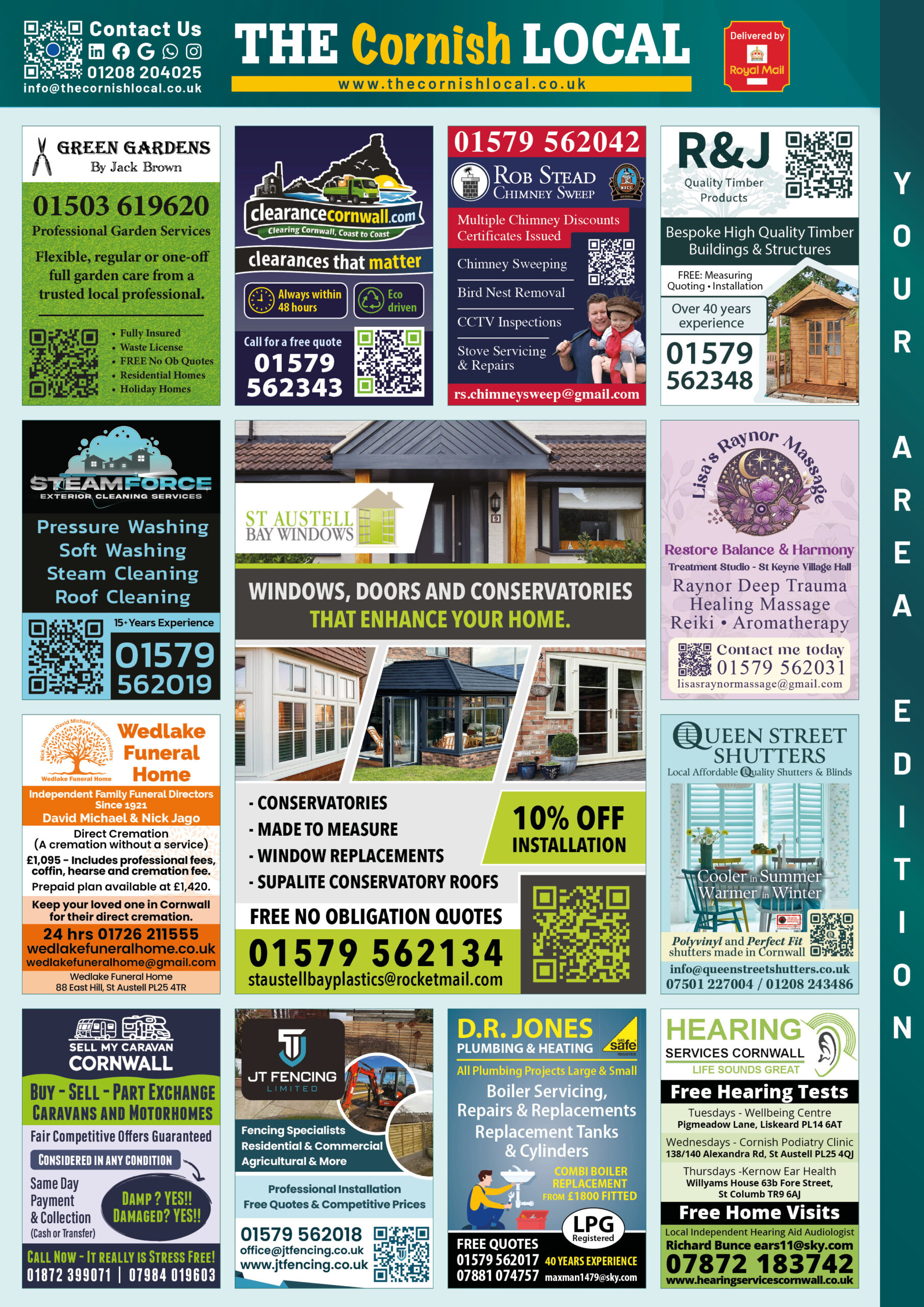 Example Cornish Local advert